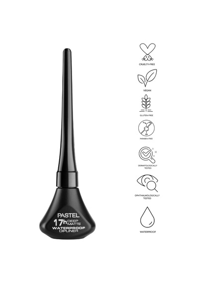 Lexroo Deep Matte Waterproof Dipliner - Mat Dipliner, Siyah, 4.5 Ml Belirtilmemiş