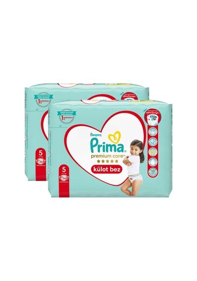 Prima Külot Bez Premium Care 5 Beden 68 Adet