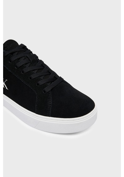 Calvin Klein Süet Sneaker Ayakkabı Ym0ym0143401h Erkek Ayakkabı Ym0ym01434 01h Siyah