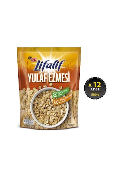 Eti Lifalif Yulaf Ezmesi 12 x 500 G