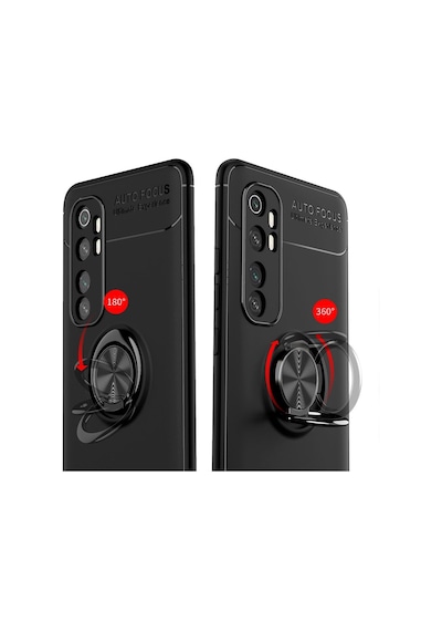 Xiaomi Mi Note 10 Lite Kilif Lens Koruma Standli Yüzüklü Silikon 407286675