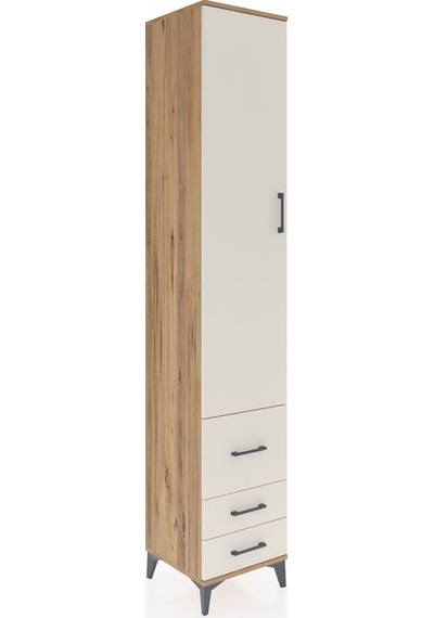 Hyperion Dolap 3 Raflı 3 Çekmeceli Tek Askılı 44x44x243 Çam-a... Çam Hyperion Dolap 3 Raflı 3 Çekmeceli Tek Askılı 44x44x243 Çam-a... Çam