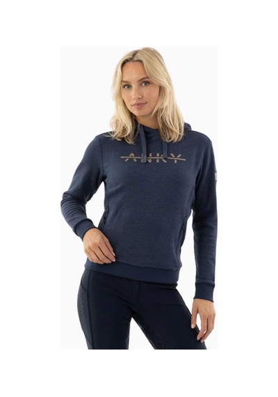 Anky Aw24 Lüks Ve Konforlu Kadın Kapüşonlu Sweatshirt Lacivert