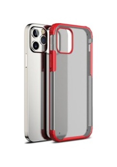 Lexroo İphone 12 Pro Volks Silikon İnce Kılıf - Kırmızı