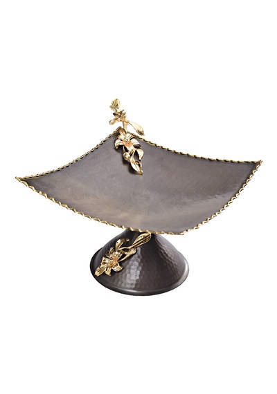 Decorium 20 CM Ayaklı Kare Kase Nature