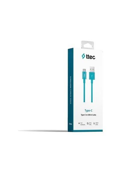 Ttec 2DK12 001 Type-C USB-A Şarj ve Data Kablosu 120 CM Ttec 2DK12 001 Type-C USB-A Şarj ve Data Kablosu 120 CM