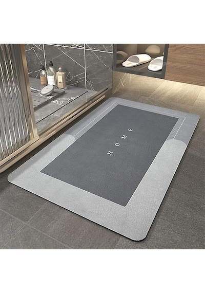 Su Emici Banyo Paspası Kaymaz Tabanlı Su Emici Yapı 50 X 70 Cm Büyük Boy Çok Amaçlı Banyo Paspası Kolay Temizlenir Karışık-çok Renkli