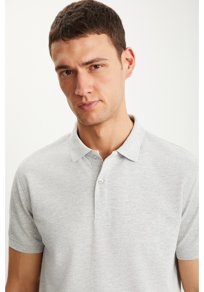 Grimelange Tarnex Erkek %100 Pamuk Kısa Kollu Regular Fit Grimelanj Polo Yaka T-shirt