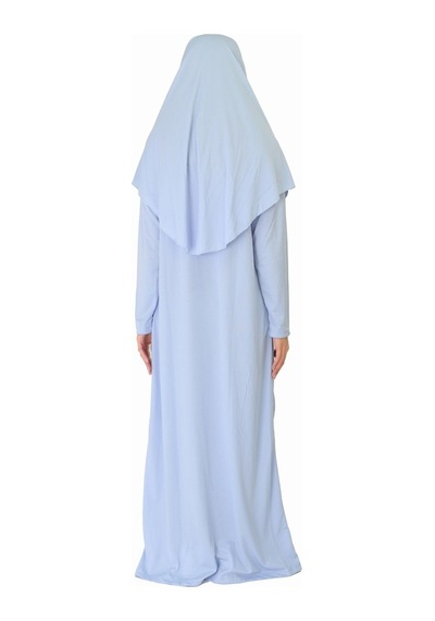 Zehranaz Namaz Elbisesi Bebe Mavisi Fermuarsız Namaz Elbisesi (545584222) Bebek Mavisi