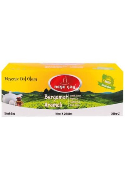 Neşe Çay Bergamotlu Demlik Poşet 10grx20adet 200gr X3 Adet