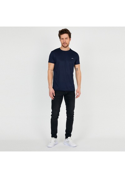 Slazenger Republıc Erkek Kısa Kol T-Shirt Lacivertvert St12Te025-400 001
