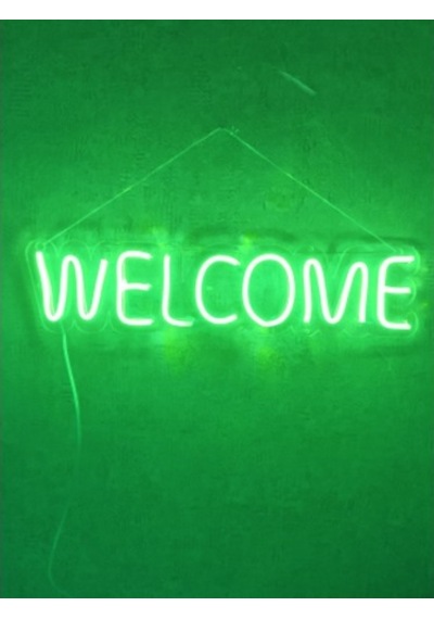 Welcome Neon Led Duvar Dekoru Aydınlatması Neon Led Tabela (535759852)