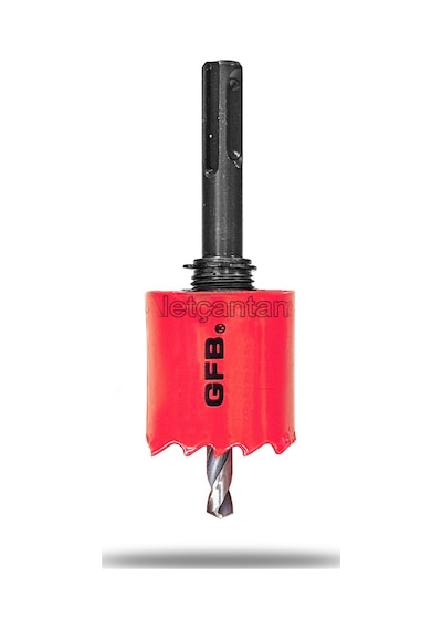 Gfb Bi Metal Panç Metal Testere 20 MM + Sds Kanallı Mandren Girişli Adaptör