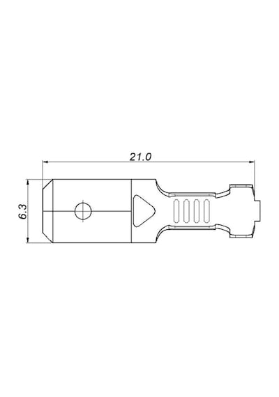 300 300 Adet Mesa Küçük Erkek ve Dişi Fiş kablo Ucu- 6.3mm