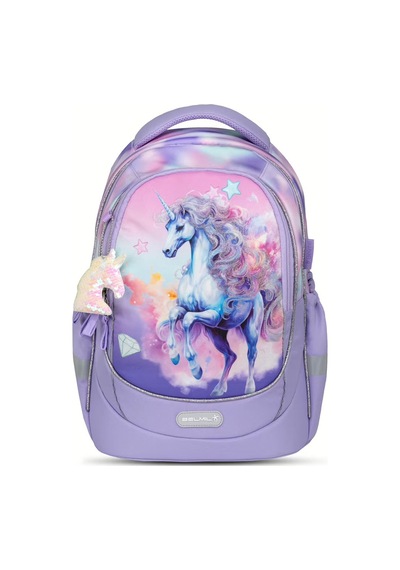 Belmil Bright Rainbow Unicorn Leisure Plus Okul Çantası 338-87 Çok Renkli