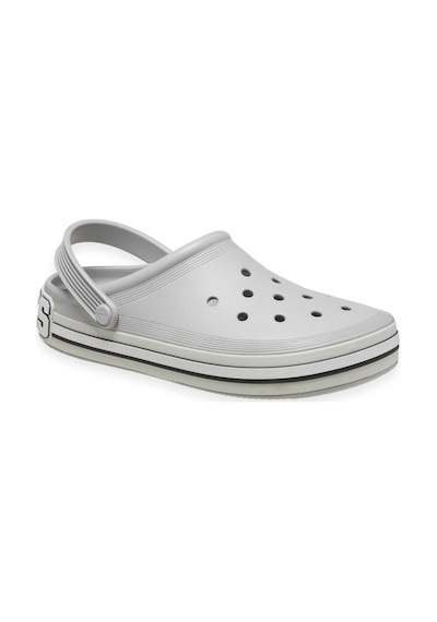 Crocs 209651 Off Court Logo Clog Gri Erkek Terlik Gri