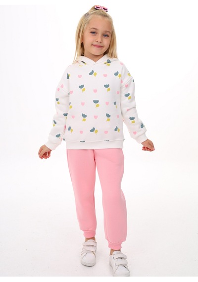 Toontoy Kids Toontoy Kız Çocuk 2'li Takım Baskılı Kapüşonlu Sweatshirt & Beli Paçası Lastikli Jogger Eşofman Altı - Renk Bloklu & 3 İplik Şardonlu Açık Pembe Toontoy Kids Toontoy Kız Çocuk 2'li Takım Baskılı Kapüşonlu Sweatshirt & Beli Paçası Lastikli Jogger Eşofman Altı - Renk Bloklu & 3 İplik Şardonlu Açık Pembe