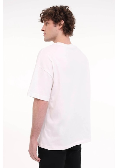 Lumberjack Mb Ssros 11hs113 6fx Kırık Beyaz Erkek T-shirt A102064506