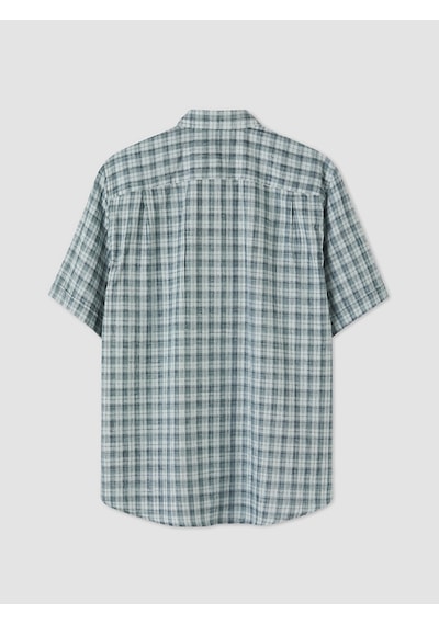 Lcwaıkıkı Classic Yeşil Regular Fit Ekose Poplin Erkek Gömlek