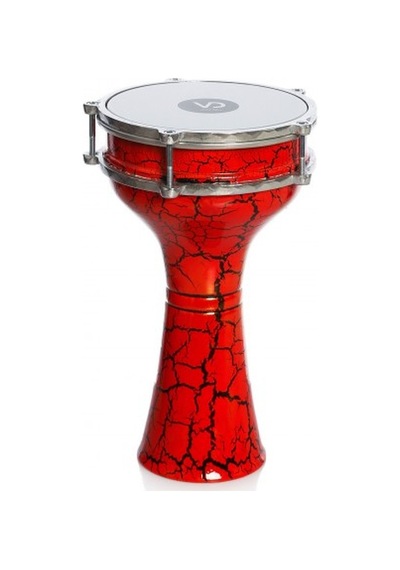Rhythm Percussion Rtm244k Çatlak Boyalı Alüminyum Darbuka No:4