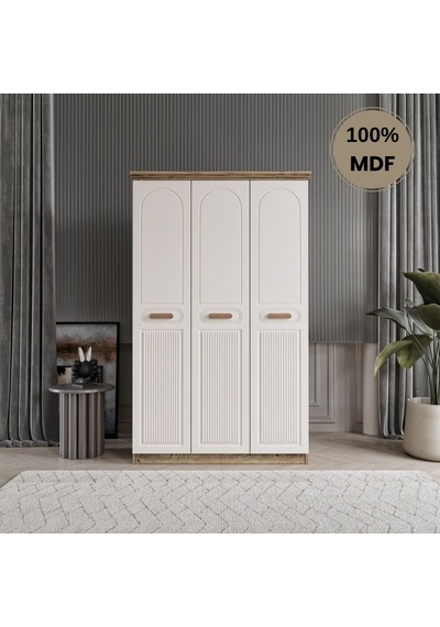 Pera 3 Kapak Mdf Gardırop Aytaşı