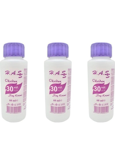 H.A.S Oksidan Peroksit 30 Volüm %9 60 Ml X 3 (431947349)