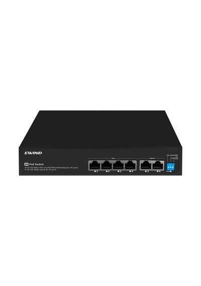 Ew-s1706cfu-ap 4 Fe Poe+ 2 Fe Unmanaged Poe Swıtch 60w