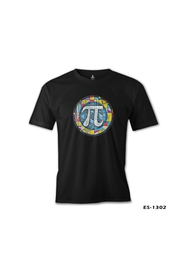 Matematik - Pi 5 Siyah Erkek Tshirt