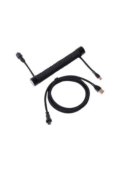 Gravastar Sarmal Aviator Usb To Type-c Mekanik Klavye Uyumlu Oyuncu Kablosu, 1.85m, Siyah