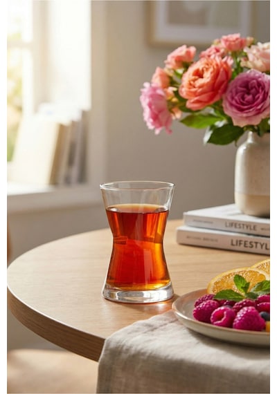 Lav Derin Cam Çay Bardağı 6 Kişilik 140 ml