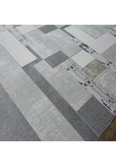 Hoom Rugs Grandy 4694 Antrasit Modern Halı Krem Antrasit