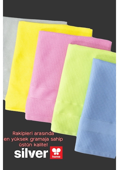 Silver Home Mikrofiber Dekoratif Cam Bezi 5'li 42 x 68 CM