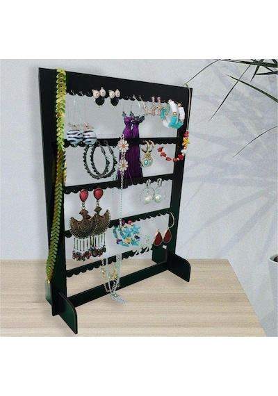 Küpe Standı Takı Küpe Askısı Ahşap Takı Kutusu Takı Standı Takı Askılığı