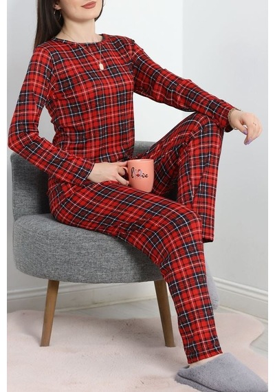 Seka Store Seka Pegasus Alt Üst Aynı Pijama Takımı Kırmızıekose - 50749.1048. Çok Renkli Seka Store Seka Pegasus Alt Üst Aynı Pijama Takımı Kırmızıekose - 50749.1048. Çok Renkli