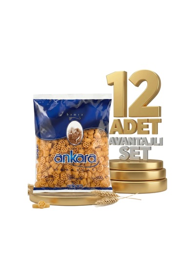 Ankara Makarna Bamya 12x500 Gr