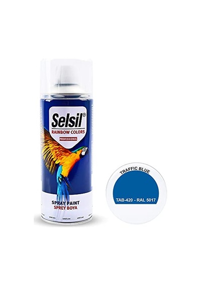 Rainbow 400 Ml Sprey Boya Trafik Mavi 0000 Parlak Vernik