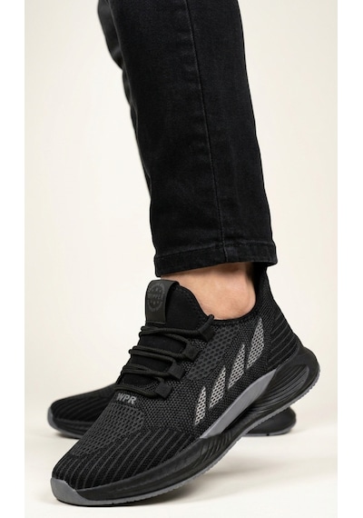 Wipper Ultra Hafif Triko Sneaker - Nefes Alan Ortopedik Poli Taban Unisex Yazlık Spor Ayakkabı Yazlık Siyah Füme Wipper Ultra Hafif Triko Sneaker - Nefes Alan Ortopedik Poli Taban Unisex Yazlık Spor Ayakkabı Yazlık Siyah Füme