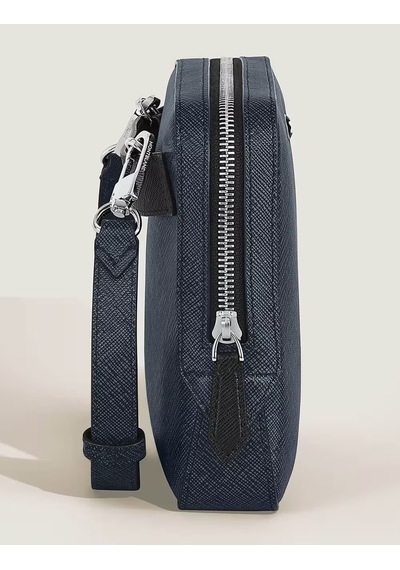 Montblanc Sartorial Mini Çapraz Çanta 220337 Mavi