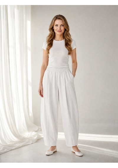 Nealirsanall.com Kadın Yüksek Bel Beli Lastikli Gabardin Balon Paça Pantolon - Dikiş Detaylı Rahat Kesim Şalvar Pantolon Siyah Nealirsanall.com Kadın Yüksek Bel Beli Lastikli Gabardin Balon Paça Pantolon - Dikiş Detaylı Rahat Kesim Şalvar Pantolon Siyah