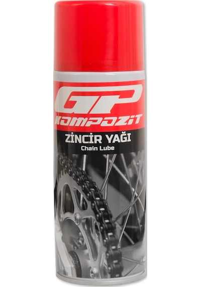Gp Kompozit Bkm02 Motosiklet Bakım Seti Zincir Temizleyici + Zincir Yağı + Zincir Temizleme Fırçası