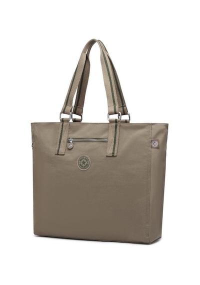 Smart Bags Büyük Boy Omuz Kadın Çantası Krinkıl Kumaş 35884 Kahverengi