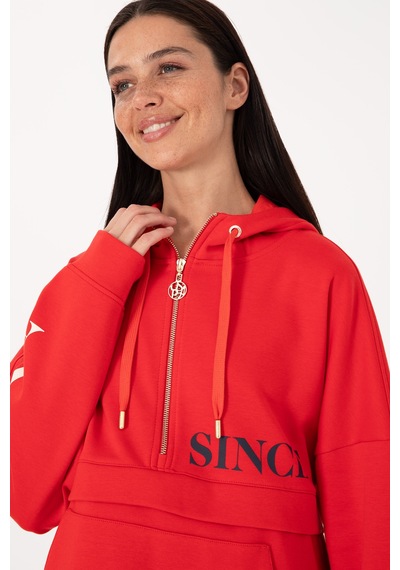 U.s. Polo Assn. Kadın Kırmızı Sweatshirt 50309055-vr030 Kırmızı
