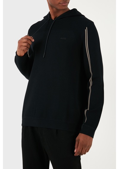Boss Erkek Sweat 50523284 001 Siyah Siyah