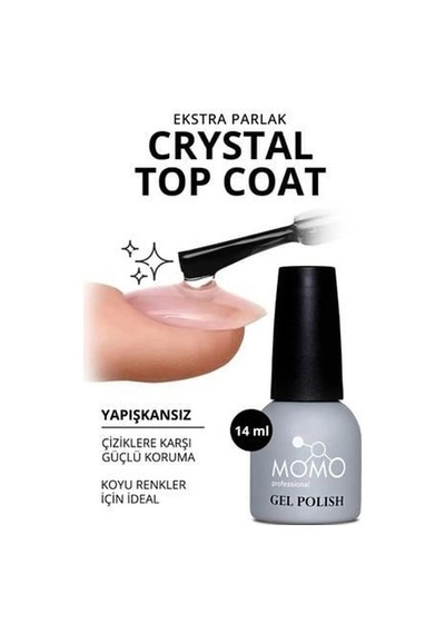 Momo Crystal Top Coat 14ml. Diğer
