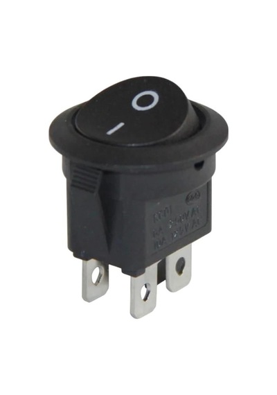 Powermaster Yuvarlak 4 Pinli Işıksız On-off Anahtar Ic-133-4