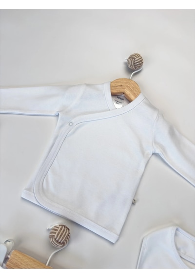 Sezgibaby Sezgi Bebek 5'li Hastane Çıkış Seti %100 Pamuk Unisex Beyaz