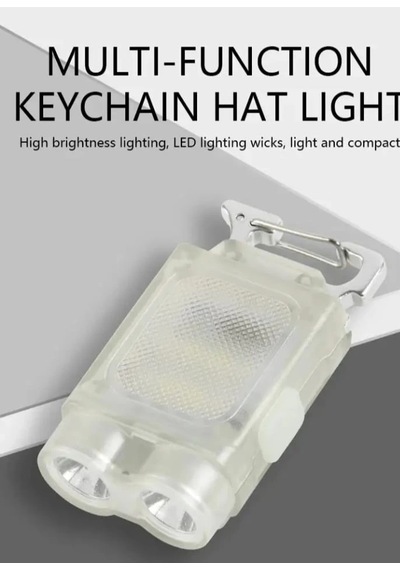 V15 Edc El Feneri 1200lm Anahtarlık Işık Tip-c Şarj Edilebilir Taşınabilir Mini Torch Mıknatıs Klips Ile Kamp Ce Çok Renkli