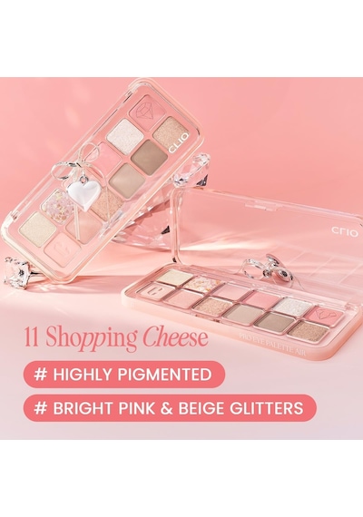 Hafif Dokulu Yoğun Renklere Sahip Göz Farı Paleti Pro Eye Palette Air 11 Shopping Cheese Diğer
