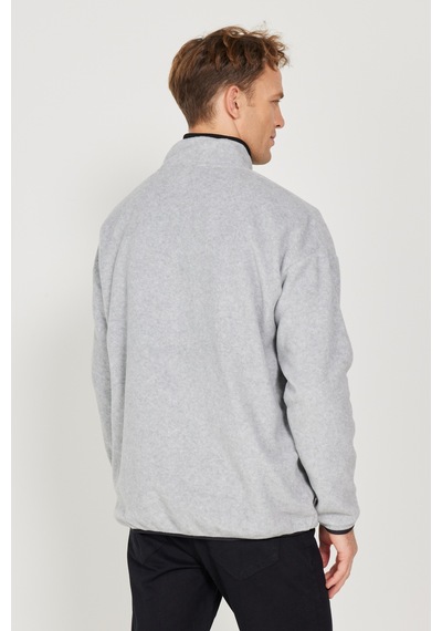 AC&Co / Altınyıldız Classics Erkek Gri Melanj Oversize Fit Geniş Kesim Bato Yaka Cep Detaylı Fermuarlı Isı Tutan Polar Sweatshirt 4A5222100216GMJXL AC&Co / Altınyıldız Classics Erkek Gri Melanj Oversize Fit Geniş Kesim Bato Yaka Cep Detaylı Fermuarlı Isı Tutan Polar Sweatshirt 4A5222100216GMJXL