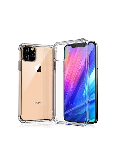 iPhone Uyumlu 11 Pro Max Anti-drop Darbe Emici Silikon Kılıf- 5775 Şeffaf
